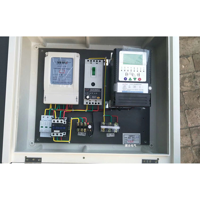  智能機(jī)井灌溉水電雙計(jì)控制器 玻璃鋼防水箱 