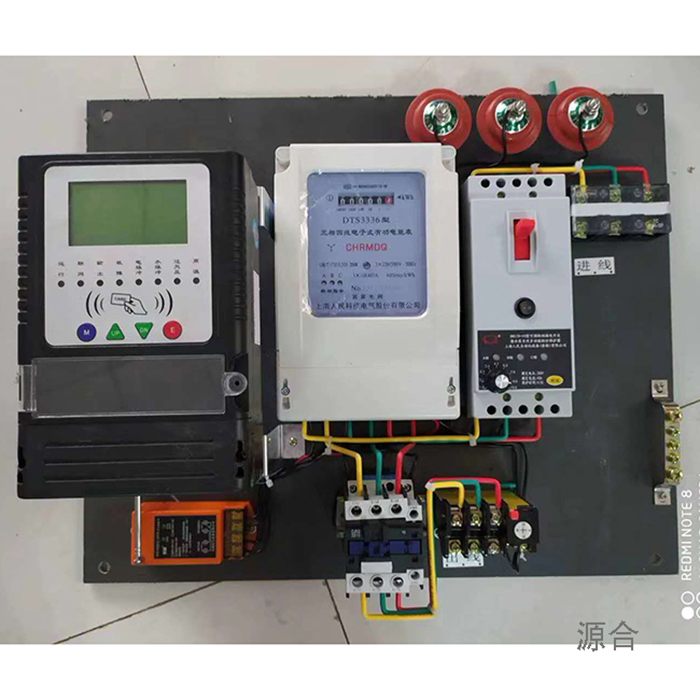  高效節(jié)水灌溉設備+玻璃鋼機井房+水電雙計控制器 